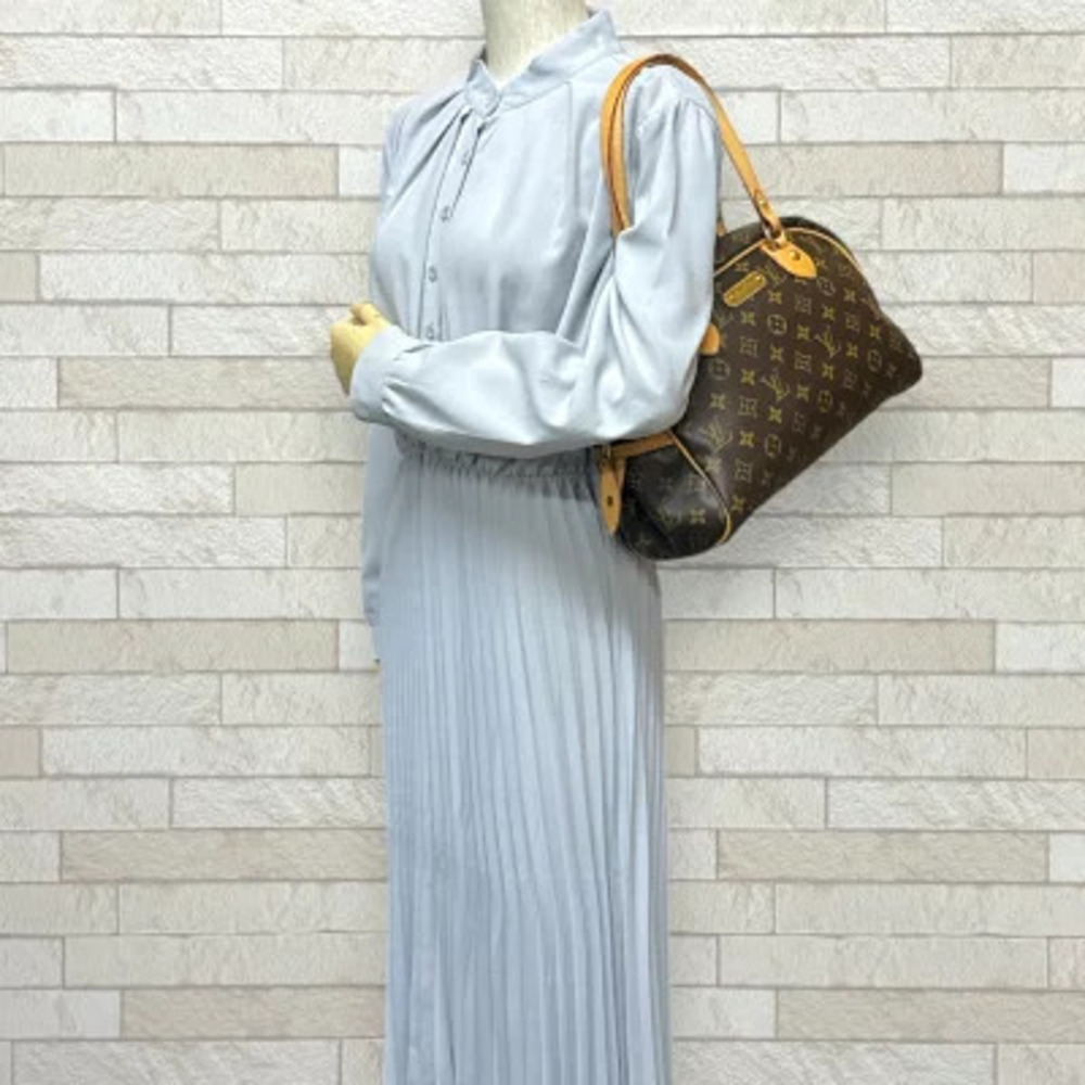 Louis Vuitton Shoulder Bag Monogram Montorgueil Canvas Brown